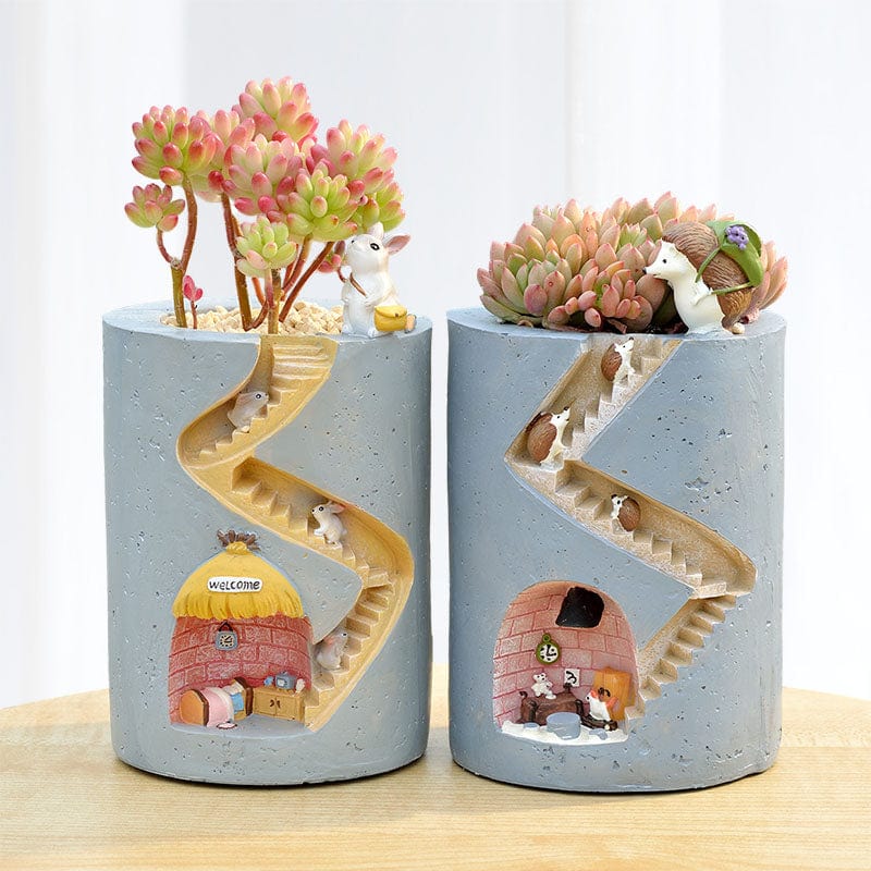 Creative Animal Resin Flowerpot GRATEFUL