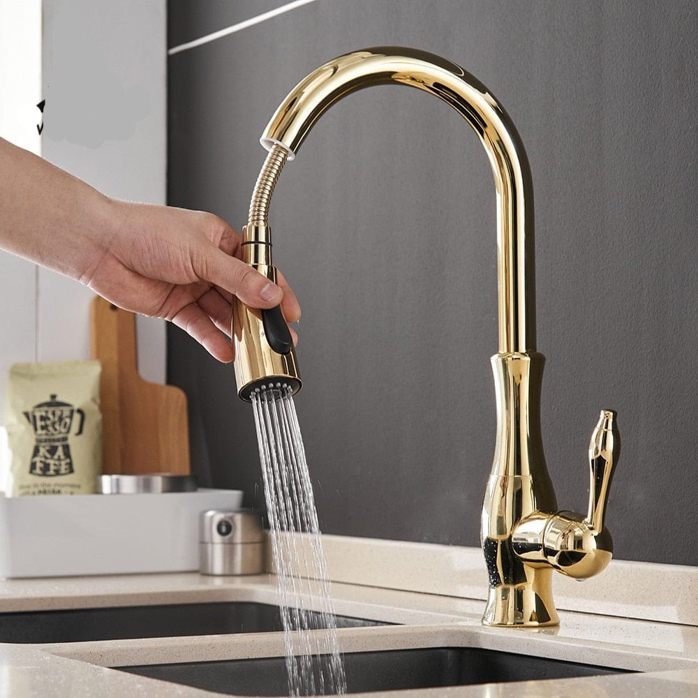 Gold Kitchen Faucets GRATEFUL